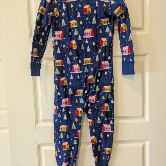 Hanna Andersson Holiday Christmas Long John Pajama Set 3T - Picture 8 of 9